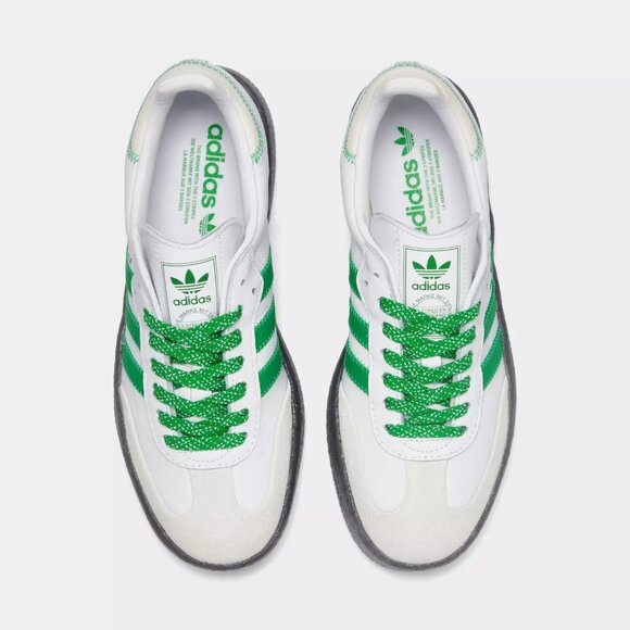 Adidas Originals Samba Women's Size 7 White Green Casual Shoes - Picture 2 of 6